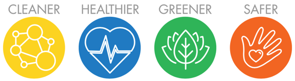 Cleaner Healthier Greener Safer Cleaner Healthier Greener Safer